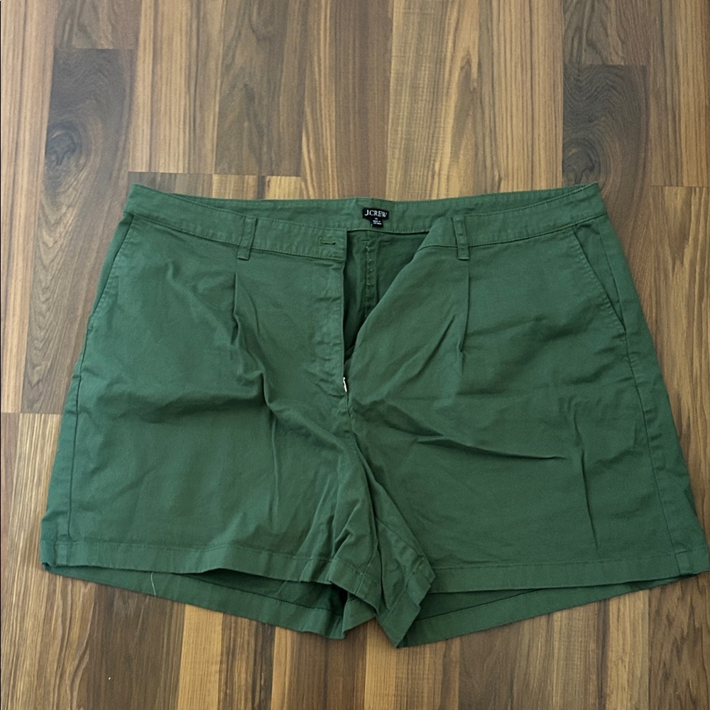 J. Crew Factory Forest Green Women's Shorts